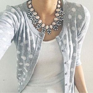 *BOGO* peach statement collar